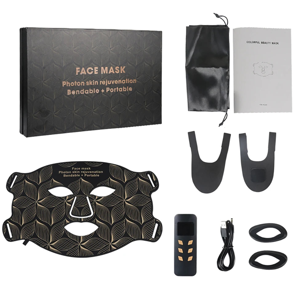 Glow LED Mask | 8-Color Light Therapy + Infrared — Face & Neck