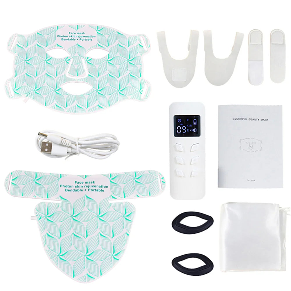 Glow LED Mask | 8-Color Light Therapy + Infrared — Face & Neck