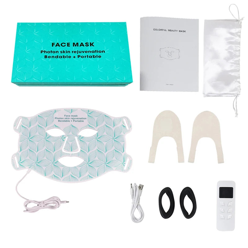 Glow LED Mask | 8-Color Light Therapy + Infrared — Face & Neck