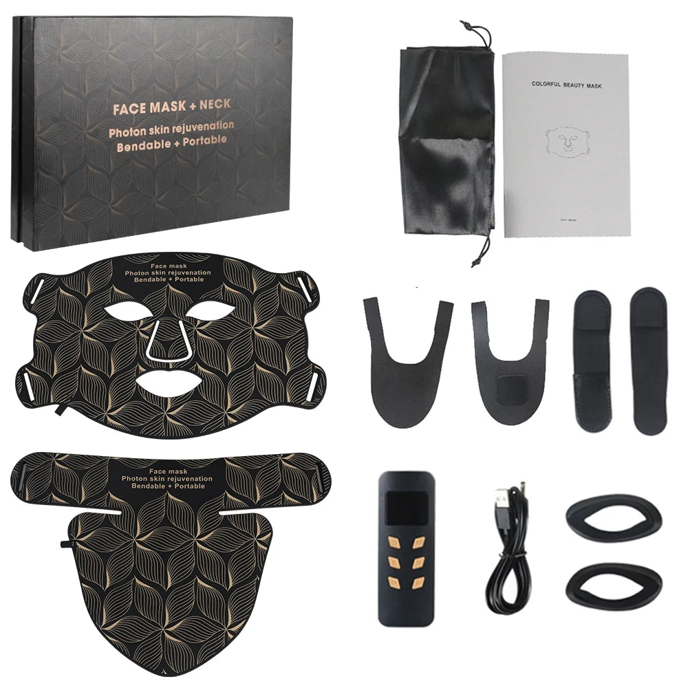 Glow LED Mask | 8-Color Light Therapy + Infrared — Face & Neck