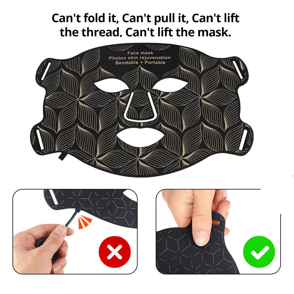 Glow LED Mask | 8-Color Light Therapy + Infrared — Face & Neck