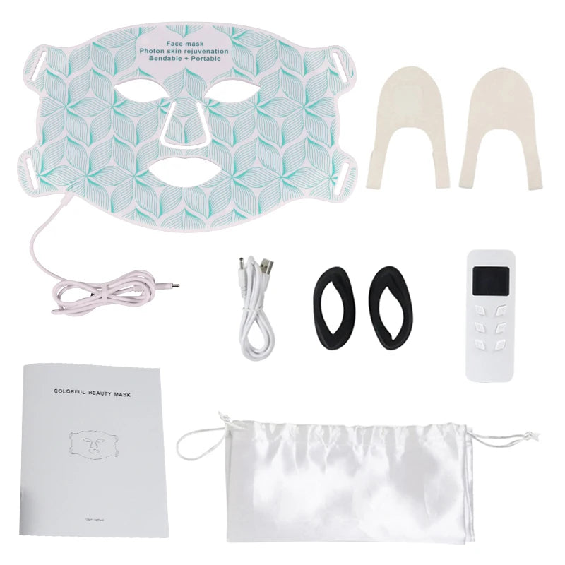 Glow LED Mask | 8-Color Light Therapy + Infrared — Face & Neck