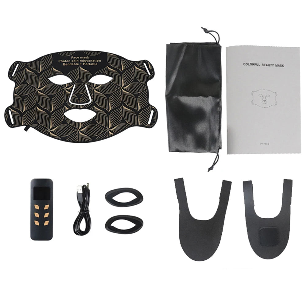Glow LED Mask | 8-Color Light Therapy + Infrared — Face & Neck