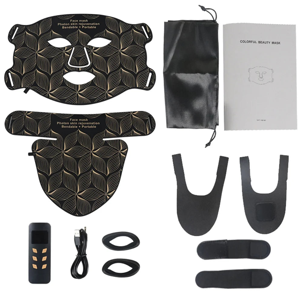 Glow LED Mask | 8-Color Light Therapy + Infrared — Face & Neck